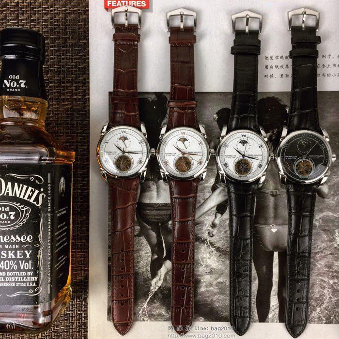百達翡麗PATEK PHILPPE 全自動機械 牛皮錶帶 男士腕表  wssb3471